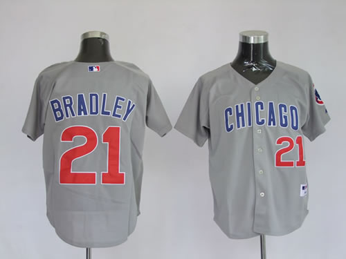 Chicago Cubs #21 Milton Bradley Grey Jerseys,We sell and wholesale Chicago Cubs #21 Milton Bradley Grey Jerseys on line form chian!
