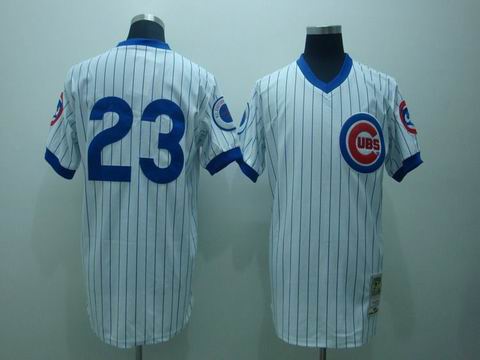 Chicago Cubs #23 Sandberg White 3 patch Jerseys,We sell and wholesale Chicago Cubs #23 Sandberg White 3 patch Jerseys on line form chian!