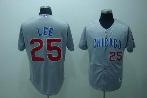 Chicago Cubs #25 Derrek Lee grey Jerseys,We sell and wholesale Chicago Cubs #25 Derrek Lee grey Jerseys on line form chian!