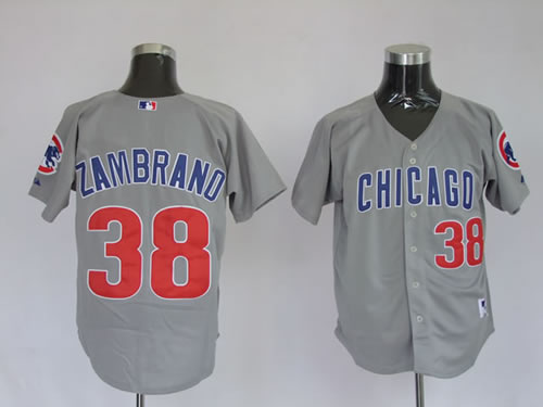 Chicago Cubs #38 Carlos Zambrano Grey Jerseys,We sell and wholesale Chicago Cubs #38 Carlos Zambrano Grey Jerseys on line form chian!
