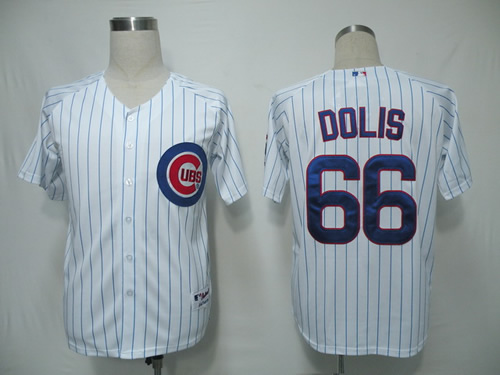 Chicago Cubs #66 Dolis White Strip Jerseys,We sell and wholesale Chicago Cubs #66 Dolis White Strip Jerseys on line form chian!