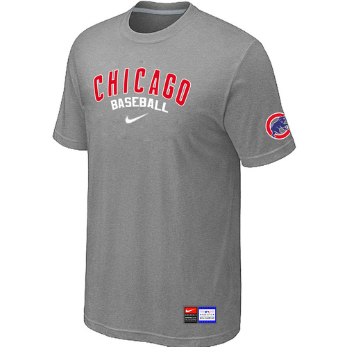 Chicago Cubs L.Grey Nike Short Sleeve Practice T-Shirt,We sell and wholesale Chicago Cubs L.Grey Nike Short Sleeve Practice T-Shirt on line form chian!