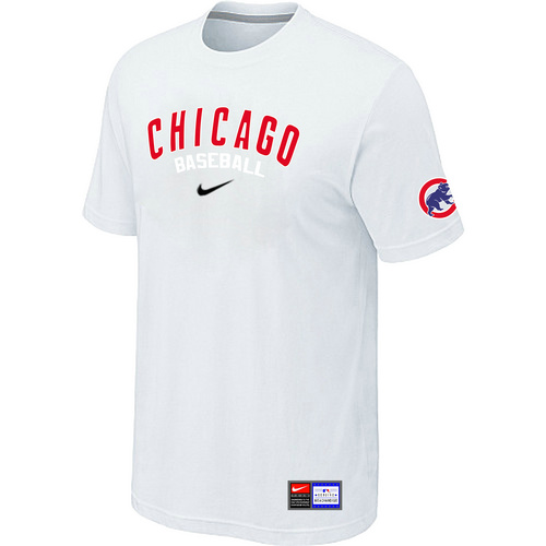 Chicago Cubs White Nike Short Sleeve Practice T-Shirt,We sell and wholesale Chicago Cubs White Nike Short Sleeve Practice T-Shirt on line form chian!