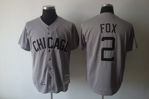 Chicago White Sox #2 FOX New Gray Jerseys,We sell and wholesale Chicago White Sox #2 FOX New Gray Jerseys on line form chian!