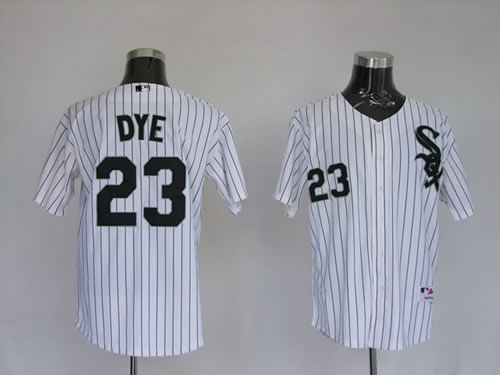 Chicago White Sox #23 Jermaine Dye white Jerseys,We sell and wholesale Chicago White Sox #23 Jermaine Dye white Jerseys on line form chian!