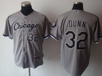 Chicago White Sox #32 Dunn Gray Jerseys,We sell and wholesale Chicago White Sox #32 Dunn Gray Jerseys on line form chian!