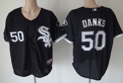 Chicago White Sox #50 John Danks Black Jerseys,We sell and wholesale Chicago White Sox #50 John Danks Black Jerseys on line form chian!