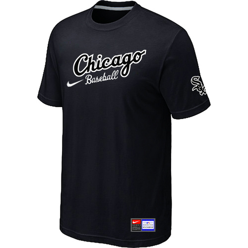 Chicago White Sox Nike Away Practice T-Shirt Black,We sell and wholesale Chicago White Sox Nike Away Practice T-Shirt Black on line form chian!