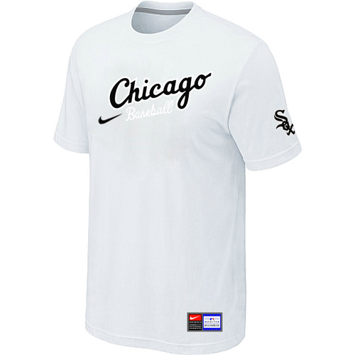 Chicago White Sox Nike Away Practice T-Shirt White,We sell and wholesale Chicago White Sox Nike Away Practice T-Shirt White on line form chian!