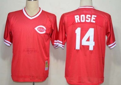 Cincinnati Reds #14 Pete Rose Mesh Batting Practice Red Throwback Jerseys,We sell and wholesale Cincinnati Reds #14 Pete Rose Mesh Batting Practice Red Throwback Jerseys on line form chian!