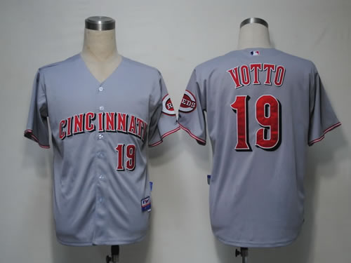 Cincinnati Reds #19 Votto Grey Cool Base Jerseys,We sell and wholesale Cincinnati Reds #19 Votto Grey Cool Base Jerseys on line form chian!