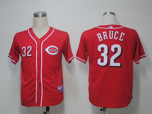 Cincinnati Reds #32 Bruce Red Cool Base Jerseys,We sell and wholesale Cincinnati Reds #32 Bruce Red Cool Base Jerseys on line form chian!