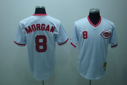 Cincinnati Reds #8 Joe Morgan white Jerseys,We sell and wholesale Cincinnati Reds #8 Joe Morgan white Jerseys on line form chian!