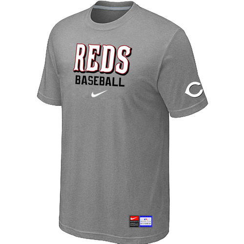 Cincinnati Reds L.Grey Nike Short Sleeve Practice T-Shirt,We sell and wholesale Cincinnati Reds L.Grey Nike Short Sleeve Practice T-Shirt on line form chian!
