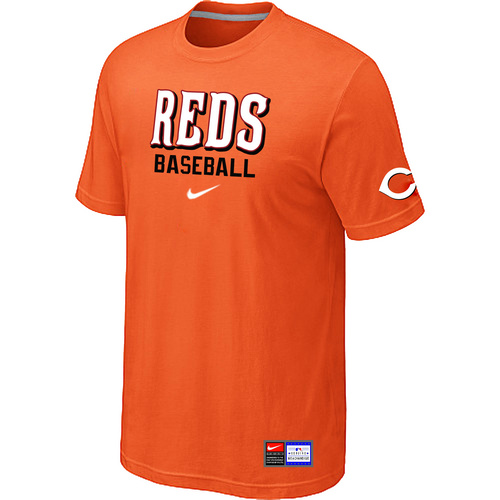Cincinnati Reds Orange Nike Short Sleeve Practice T-Shirt,We sell and wholesale Cincinnati Reds Orange Nike Short Sleeve Practice T-Shirt on line form chian!