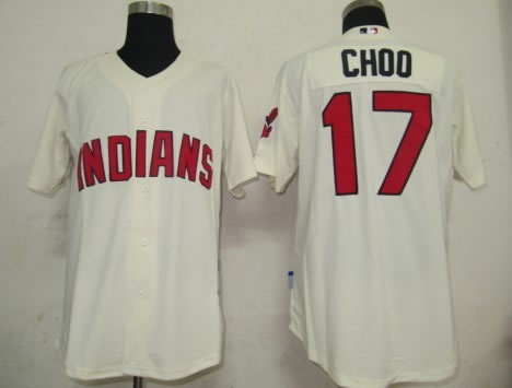 Cleveland Indians #17 Choo Cream Jerseys,We sell and wholesale Cleveland Indians #17 Choo Cream Jerseys on line form chian!