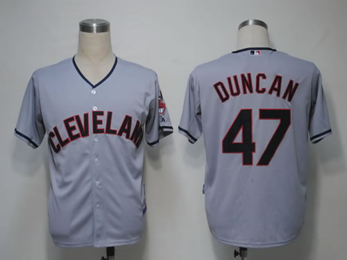 Cleveland Indians #47 Duncan Grey Cool Base Jerseys,We sell and wholesale Cleveland Indians #47 Duncan Grey Cool Base Jerseys on line form chian!