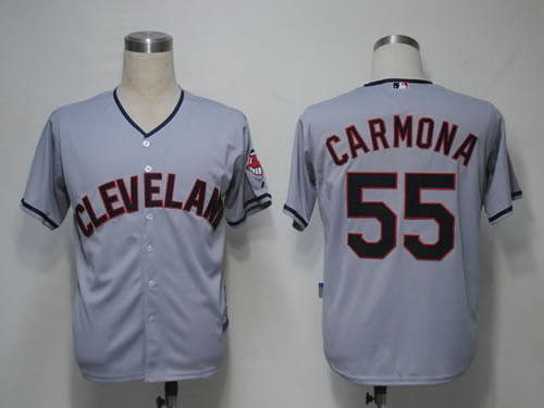 Cleveland Indians #55 Carmona Grey Cool Base Jerseys,We sell and wholesale Cleveland Indians #55 Carmona Grey Cool Base Jerseys on line form chian!