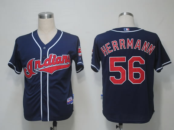 Cleveland Indians #56 Herrmann Blue Cool Base Jerseys,We sell and wholesale Cleveland Indians #56 Herrmann Blue Cool Base Jerseys on line form chian!