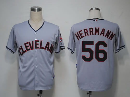 Cleveland Indians #56 Herrmann Grey Cool Base Jerseys,We sell and wholesale Cleveland Indians #56 Herrmann Grey Cool Base Jerseys on line form chian!