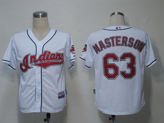 Cleveland Indians #63 Masterson White Cool Base Jerseys,We sell and wholesale Cleveland Indians #63 Masterson White Cool Base Jerseys on line form chian!