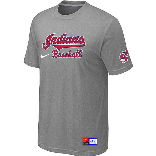 Cleveland Indians L.Grey Nike Short Sleeve Practice T-Shirt,We sell and wholesale Cleveland Indians L.Grey Nike Short Sleeve Practice T-Shirt on line form chian!