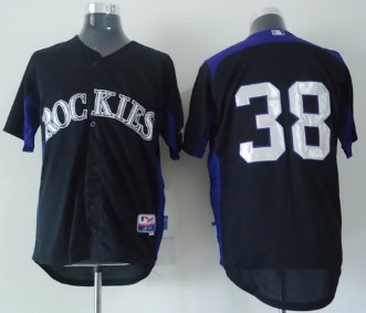 Colorade Rockies #38 Jimenez 2011 Black Jerseys,We sell and wholesale Colorade Rockies #38 Jimenez 2011 Black Jerseys on line form chian!
