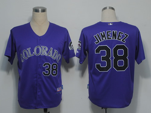 Colorado Rockies #38 Jimenez Purple Cool Base Jerseys,We sell and wholesale Colorado Rockies #38 Jimenez Purple Cool Base Jerseys on line form chian!