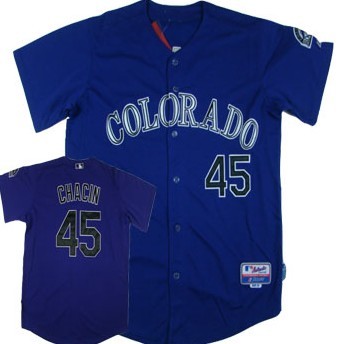 Colorado Rockies #45 Chacin Purple Jerseys,We sell and wholesale Colorado Rockies #45 Chacin Purple Jerseys on line form chian!