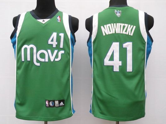 Dallas Mavericks #41 Dirk Nowitzki green Jerseys,We sell and wholesale Dallas Mavericks #41 Dirk Nowitzki green Jerseys on line form chian!