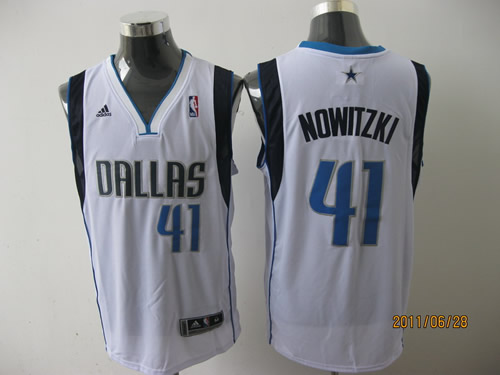 Dallas Mavericks #41 Nowitzki White Jerseys,We sell and wholesale Dallas Mavericks #41 Nowitzki White Jerseys on line form chian!