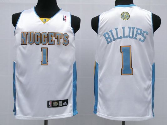 Denver Nuggets #1 Billups white Jerseys,We sell and wholesale Denver Nuggets #1 Billups white Jerseys on line form chian!