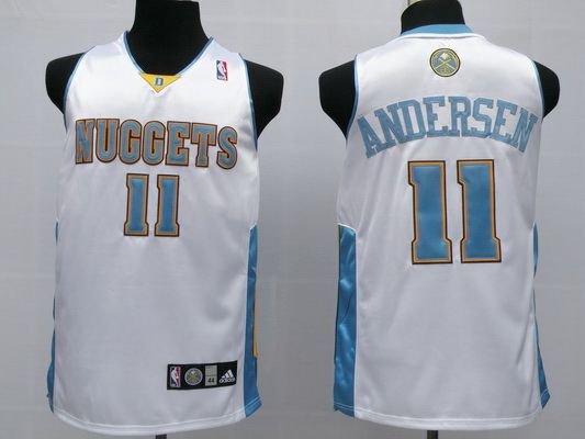 Denver Nuggets #11 Andersen white Jerseys,We sell and wholesale Denver Nuggets #11 Andersen white Jerseys on line form chian!