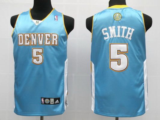 Denver Nuggets #5 Jr.Smith light blue Jerseys,We sell and wholesale Denver Nuggets #5 Jr.Smith light blue Jerseys on line form chian!