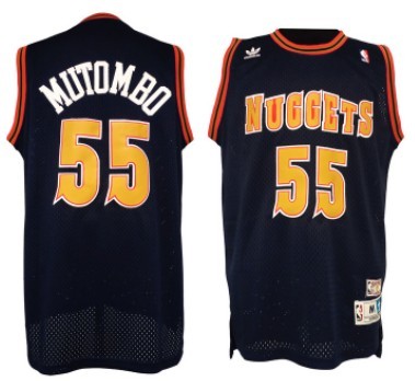 Denver Nuggets #55 Dikembe Mutombo Navy Blue Swingman Throwback Jerseys,We sell and wholesale Denver Nuggets #55 Dikembe Mutombo Navy Blue Swingman Throwback Jerseys on line form chian!