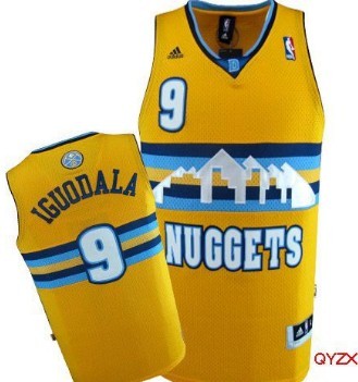Denver Nuggets #9 Andre Iguodala Yellow Swingman Jerseys,We sell and wholesale Denver Nuggets #9 Andre Iguodala Yellow Swingman Jerseys on line form chian!