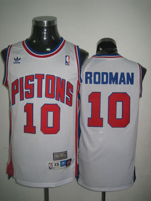 Detroit Pistons #10 Rodman White Jerseys,We sell and wholesale Detroit Pistons #10 Rodman White Jerseys on line form chian!