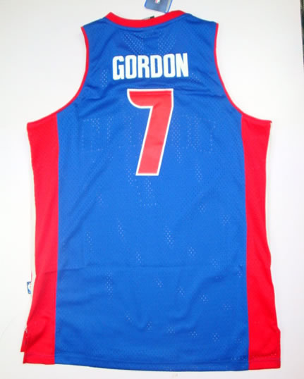 Detroit Pistons #7 Gordon Blue Swingman Jerseys,We sell and wholesale Detroit Pistons #7 Gordon Blue Swingman Jerseys on line form chian!