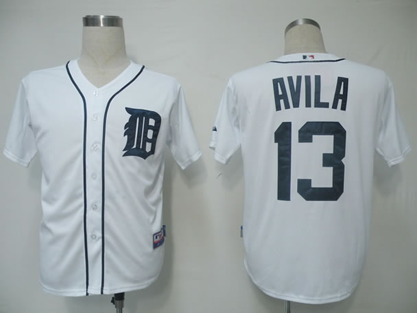 Detroit Tigers #13 Avila White Jerseys,We sell and wholesale Detroit Tigers #13 Avila White Jerseys on line form chian!
