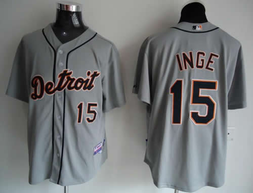 Detroit Tigers #15 Igne grey Jerseys,We sell and wholesale Detroit Tigers #15 Igne grey Jerseys on line form chian!
