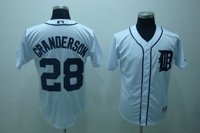 Detroit Tigers #28 C Granderson white Jerseys,We sell and wholesale Detroit Tigers #28 C Granderson white Jerseys on line form chian!