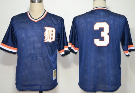 Detroit Tigers #3 Allan Trammell Mesh Batting Practice Navy Blue Throwback Jerseys,We sell and wholesale Detroit Tigers #3 Allan Trammell Mesh Batting Practice Navy Blue Throwback Jerseys on line form chian!