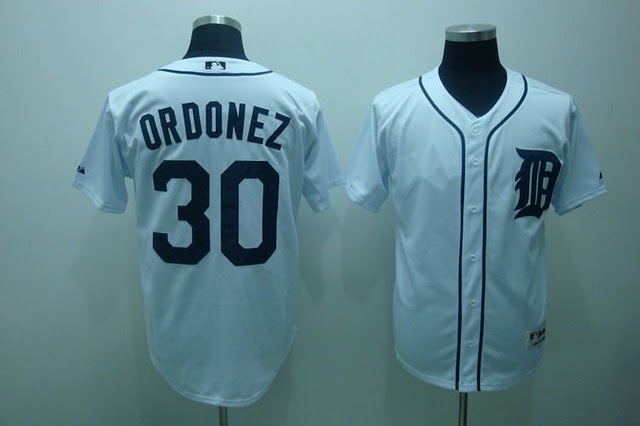 Detroit Tigers #30 Magglio Ordonez white Jerseys,We sell and wholesale Detroit Tigers #30 Magglio Ordonez white Jerseys on line form chian!