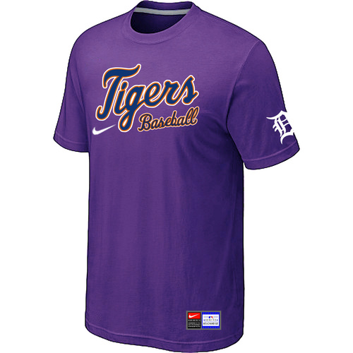 Detroit Tigers Purple Nike Short Sleeve Practice T-Shirt,We sell and wholesale Detroit Tigers Purple Nike Short Sleeve Practice T-Shirt on line form chian!
