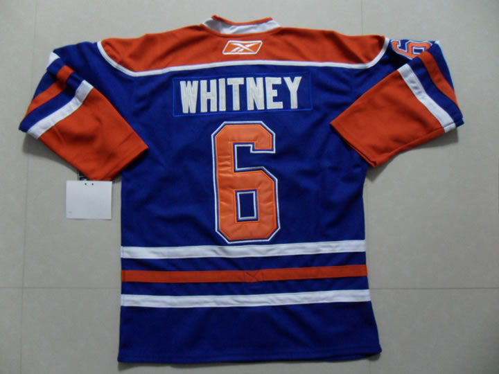 Edmonton Oilers #6 Whitney blue Jerseys,We sell and wholesale Edmonton Oilers #6 Whitney blue Jerseys on line form chian!