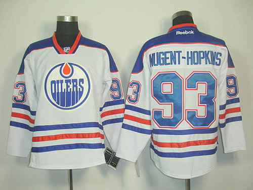 Edmonton Oilers #93 NUGENT-HOPKINS White Jerseys,We sell and wholesale Edmonton Oilers #93 NUGENT-HOPKINS White Jerseys on line form chian!