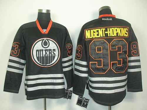 Edmonton Oilers #93 Nugent-Hopkins black ice Jerseys,We sell and wholesale Edmonton Oilers #93 Nugent-Hopkins black ice Jerseys on line form chian!