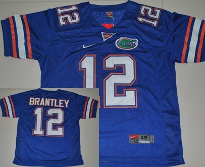Florida Gators #12 John Brantley Blue NCAA Jerseys,We sell and wholesale Florida Gators #12 John Brantley Blue NCAA Jerseys on line form chian!