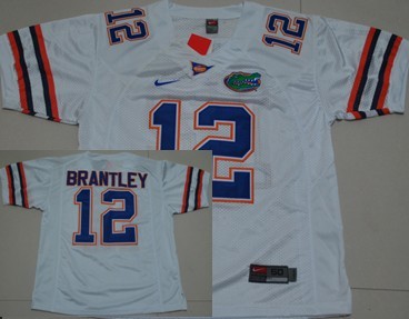 Florida Gators #12 John Brantley White NCAA Jerseys,We sell and wholesale Florida Gators #12 John Brantley White NCAA Jerseys on line form chian!