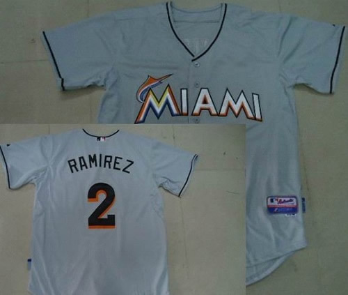 Florida Marlins #2 Hanley Ramirez 2012 New Gray Jerseys,We sell and wholesale Florida Marlins #2 Hanley Ramirez 2012 New Gray Jerseys on line form chian!